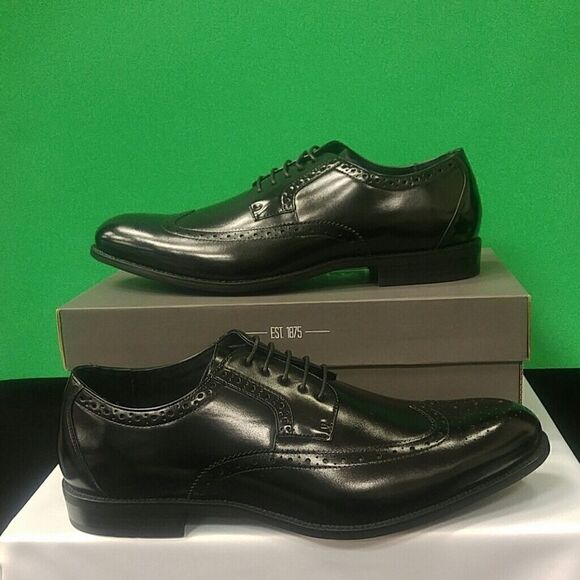 MENS STACY ADAMS GARRISON WING TIP OXFORD 13W - Picture 5 of 7